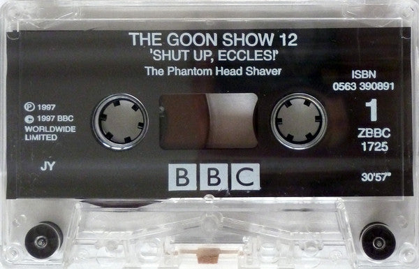 The Goons : The Goon Show Volume 12: "Shut Up, Eccles!" (2xCass, RE, RM)