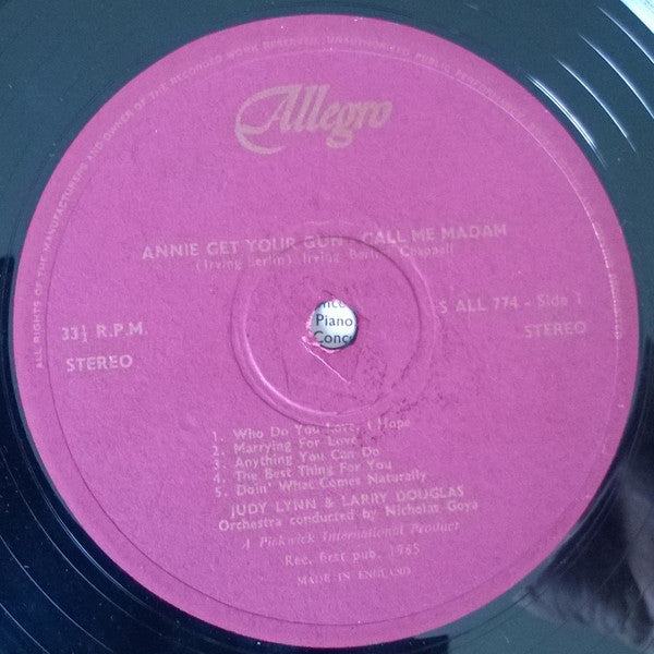 Judy Lynn (2), Larry Douglas (5) : Annie Get Your Gun - Call Me Madam (LP)