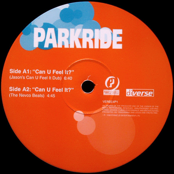 Parkride : Can You Feel It? (12", Promo)