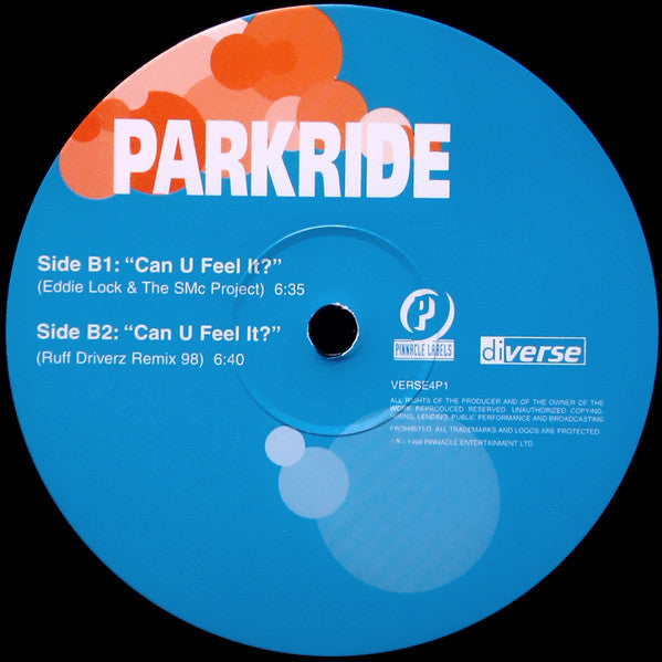 Parkride : Can You Feel It? (12", Promo)