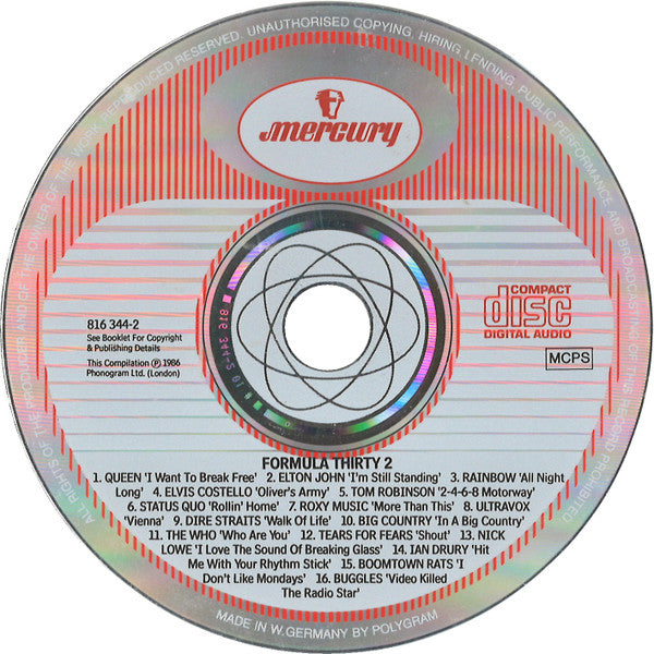 Various : Formula Thirty 2 (CD, Comp)