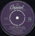 Frank Sinatra : To Love And Be Loved (7")