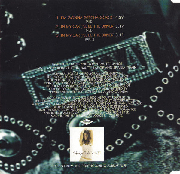 Shania Twain : I'm Gonna Getcha Good! (CD, Single, CD1)