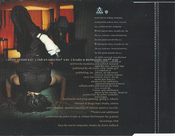 Madonna : Nothing Really Matters (CD, Single, CD1)