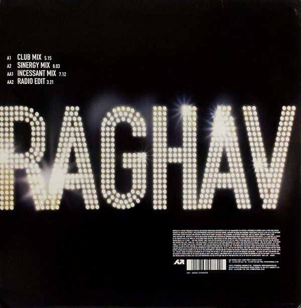Raghav : Can't Get Enough (12")