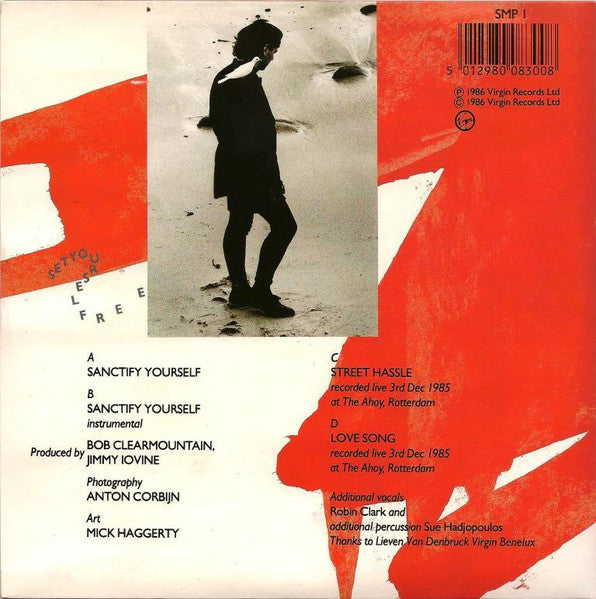 Simple Minds : Sanctify Yourself (7", Single + 7" + Ltd)