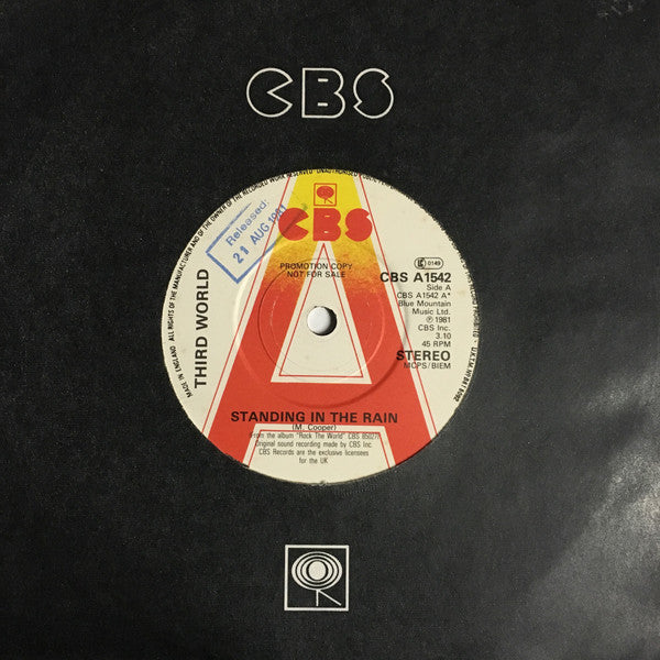 Third World : Standing In The Rain (7", Promo)