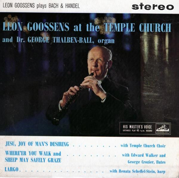 Leon Goossens and George Thalben-Ball : At The Temple Church (7", EP)