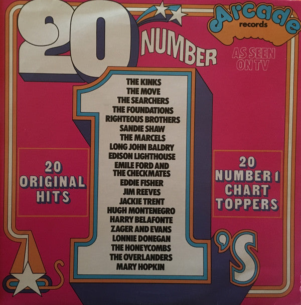 Various : 20 Number 1's (LP, Comp, Mono, RM, Blu)