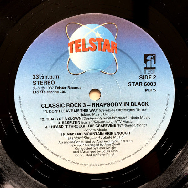 London Symphony Orchestra : Classic Rock 3 - Rhapsody In Black (LP, Album)