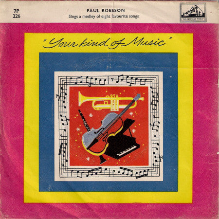 Paul Robeson : Sings A Medley Of Eight Favourite Songs (7", Single)