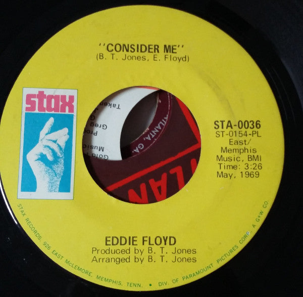 Eddie Floyd : Don't Tell Your Mama (Where You've Been) / Consider Me (7", PL )