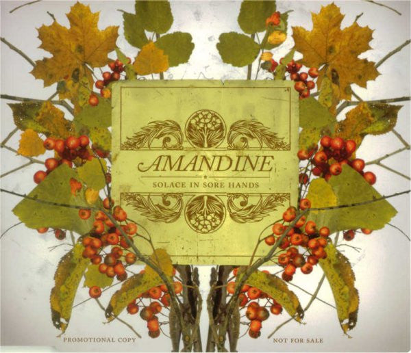 Amandine (2) : Solace In Sore Hands (CD, Album, Promo)