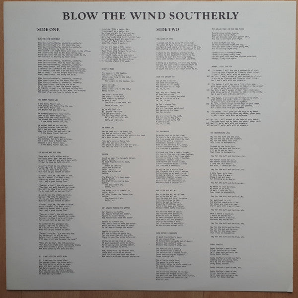 William Gillies Whittaker : Blow The Wind Southerly : Folk Songs & Pipe Tunes From The North Countrie (LP, Album)