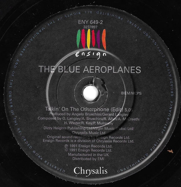 The Blue Aeroplanes : The Boy In The Bubble (7", Single)