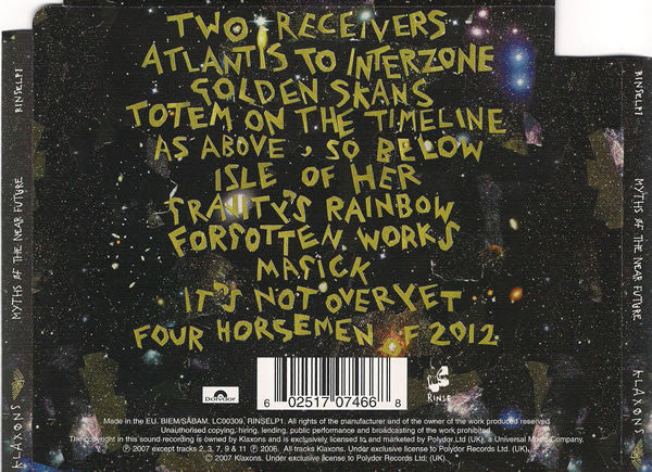 Klaxons : Myths Of The Near Future (CD, Album, S/Edition, Sup)