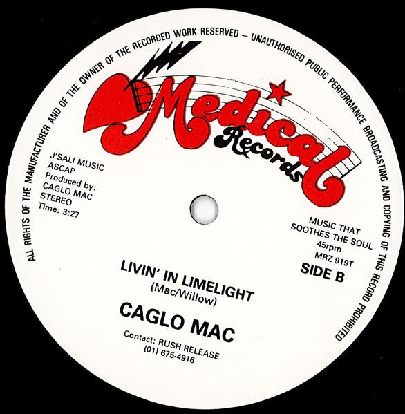 Caglo Mac : Yakety Yak (12", Single)