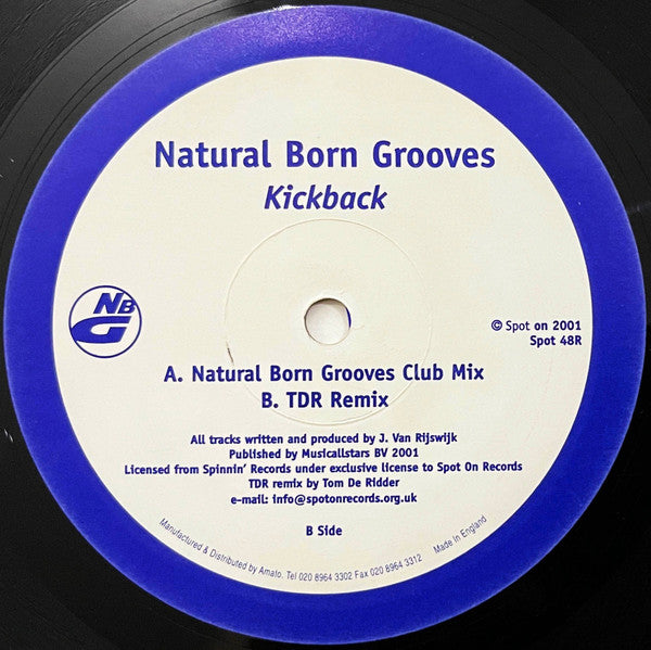 Natural Born Grooves : Kickback (12")