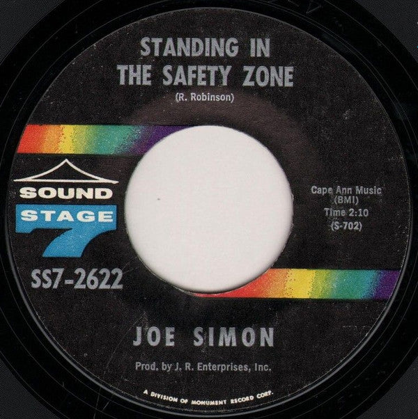 Joe Simon : Looking Back / Standing In The Safety Zone (7", Single)