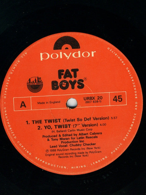 Fat Boys : The Twist (12")
