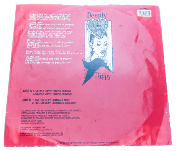 Right Said Fred : Deeply Dippy (12", Single)
