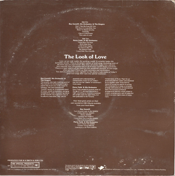 Ray Conniff & His Orchestra & Singers / Percy Faith & His Orchestra : The Look Of Love (LP, Comp)