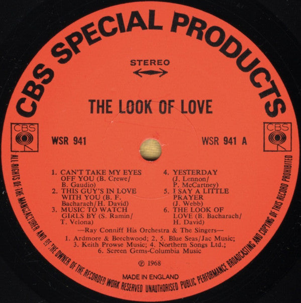 Ray Conniff & His Orchestra & Singers / Percy Faith & His Orchestra : The Look Of Love (LP, Comp)