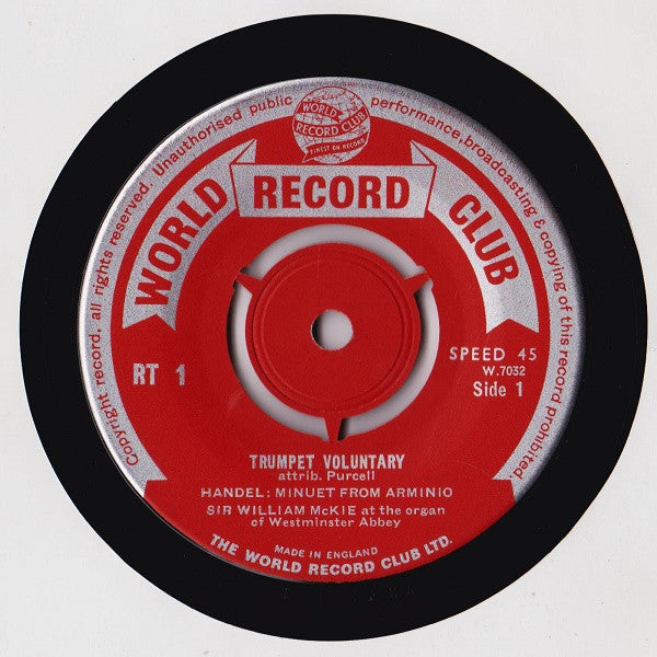 William McKie : Trumpet Voluntary  (7")