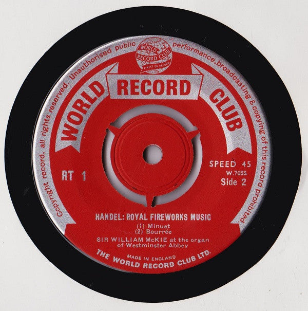 William McKie : Trumpet Voluntary  (7")