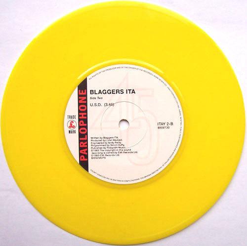 Blaggers ITA : Oxygen (7", Single, Yel)