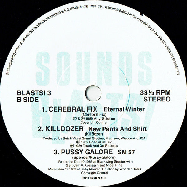 Various : Sounds Blasts! EP3 (7", EP)