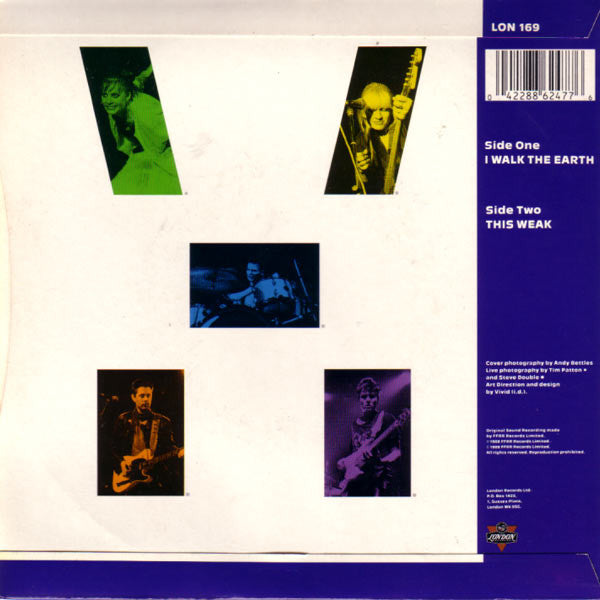 Voice Of The Beehive : I Walk The Earth (7", Single)
