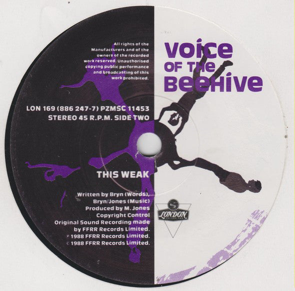 Voice Of The Beehive : I Walk The Earth (7", Single)