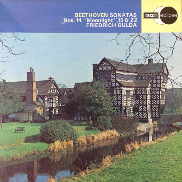 Ludwig van Beethoven, Friedrich Gulda : Sonatas Nos. 14 "Moonlight", 15 & 22 (LP)