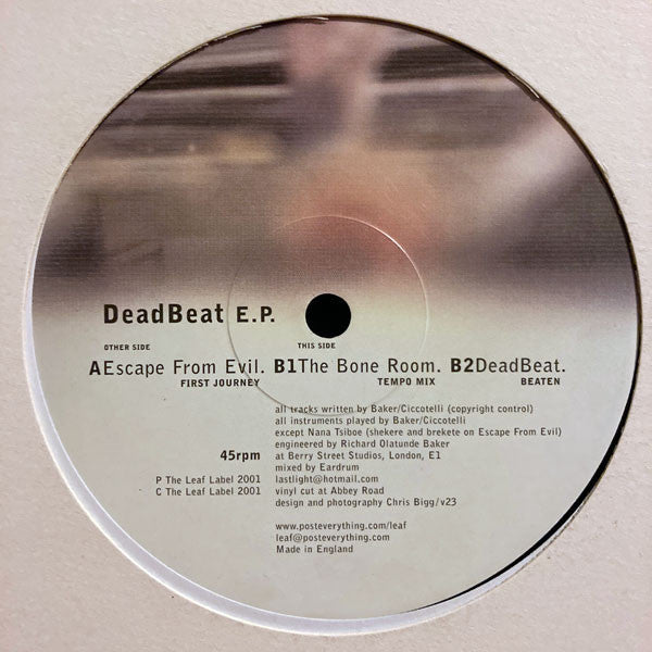 Eardrum : Deadbeat EP (12", EP)