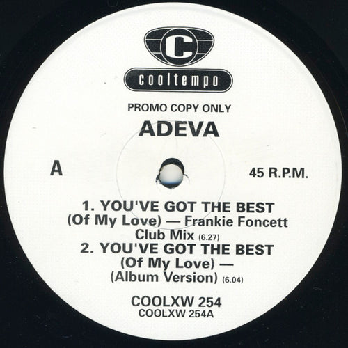 Adeva : You've Got The Best (Of My Love) (12", Promo)