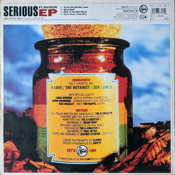 The K-Creative : Serious Flavour EP (12", EP)