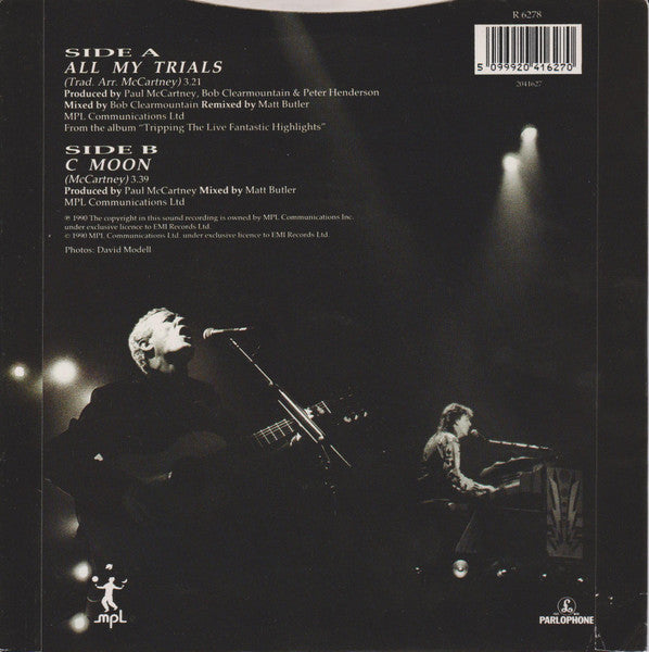 Paul McCartney : All My Trials (7", Single, Inj)