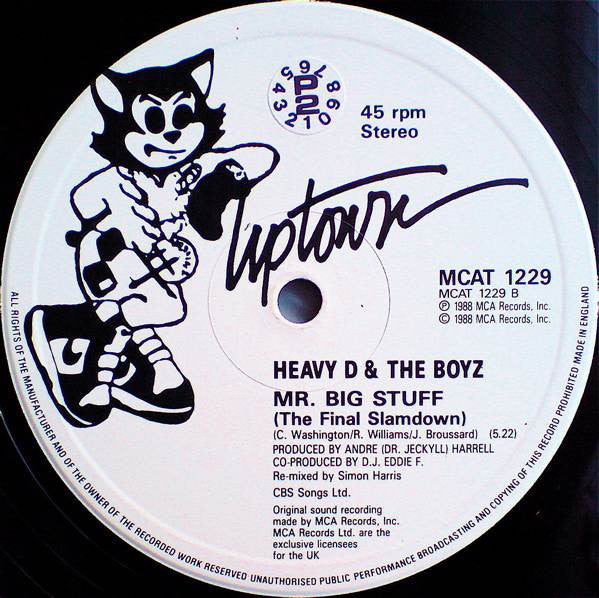 Heavy D. & The Boyz : Overweighter / Mr. Big Stuff (The Final Slamdown) (12")