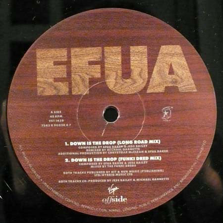 EFUA : Down Is The Drop (12", Single)