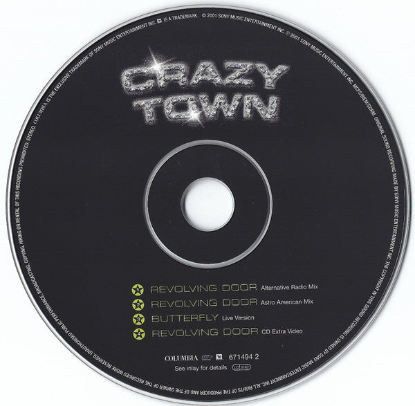 Crazy Town : Revolving Door (CD, Single, Enh)
