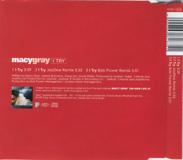 Macy Gray : I Try (CD, Single)