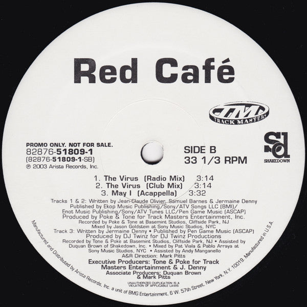 Red Cafe : May I (12", Promo)