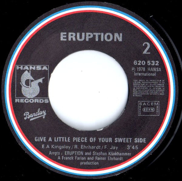 Eruption (4) : Leave A Light (7", Single)