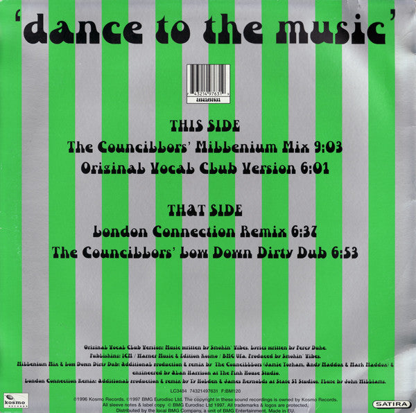 Smokin' Vibes Featuring Deborah Woodson : Dance To The Music (12")