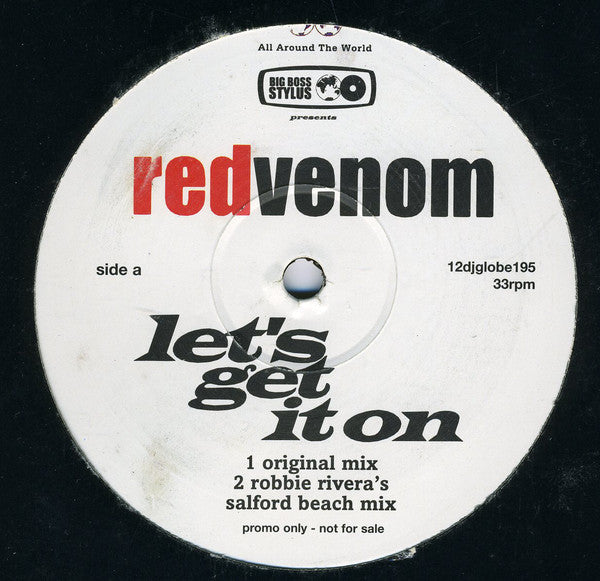 Big Boss Stylus Presents Red Venom : Let's Get It On (12", Promo)