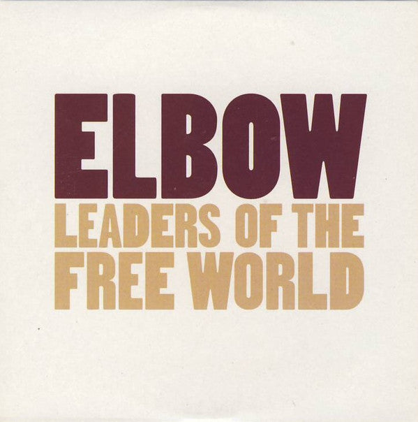 Elbow : Leaders Of The Free World (CD, Single, Promo)