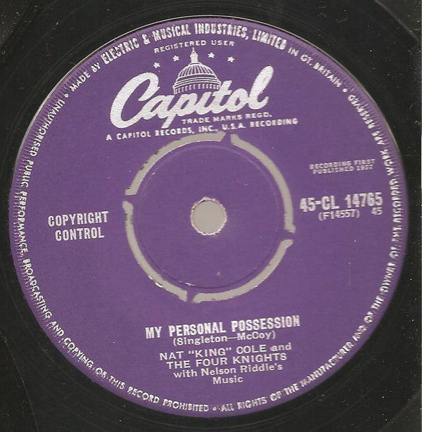 Nat King Cole : Send For Me (7")