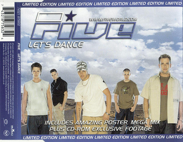 Five : Let's Dance (CD, Single, Enh, Ltd)