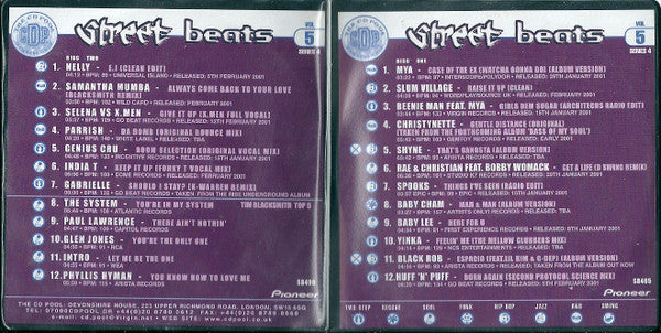 Various : Street Beats (Vol 5 Series 4) (2xCD, Comp, Promo)